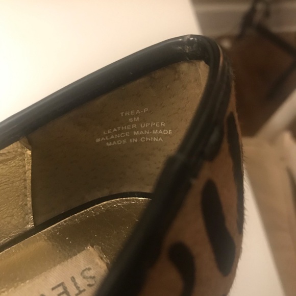 Steve Madden TREA-P Leopard Print Stacked Heel Wedge. Sz 6 - Picture 5 of 5